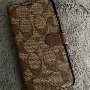 Coach iPhone XS MAX phone wallet